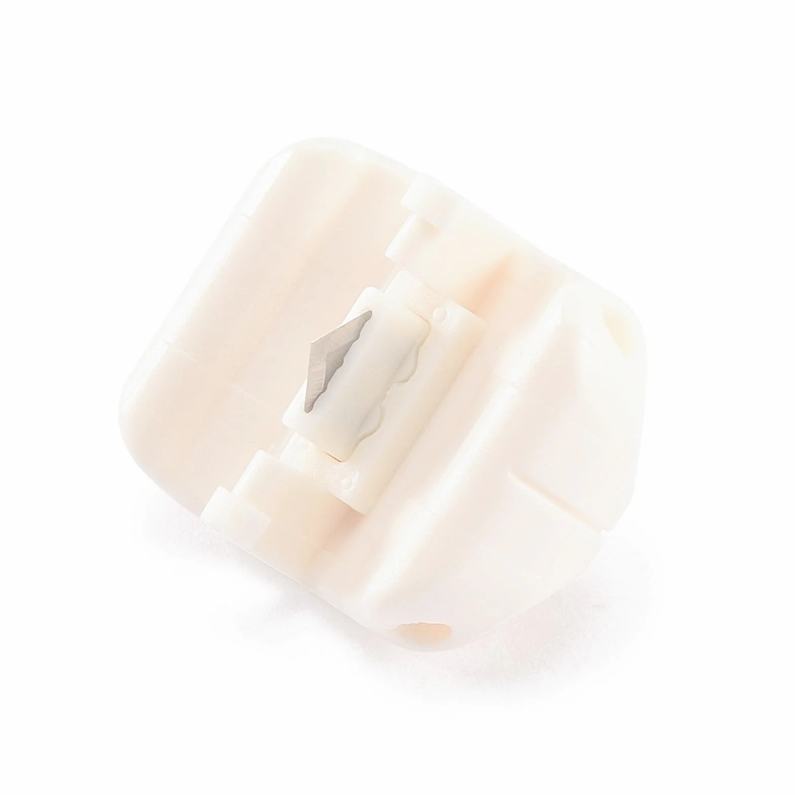 Vaessen Creative 2207 Lame di ricambio per Taglierino Lama Dritta, Plastica Bianca, 2 x 1 x 0.5 cm