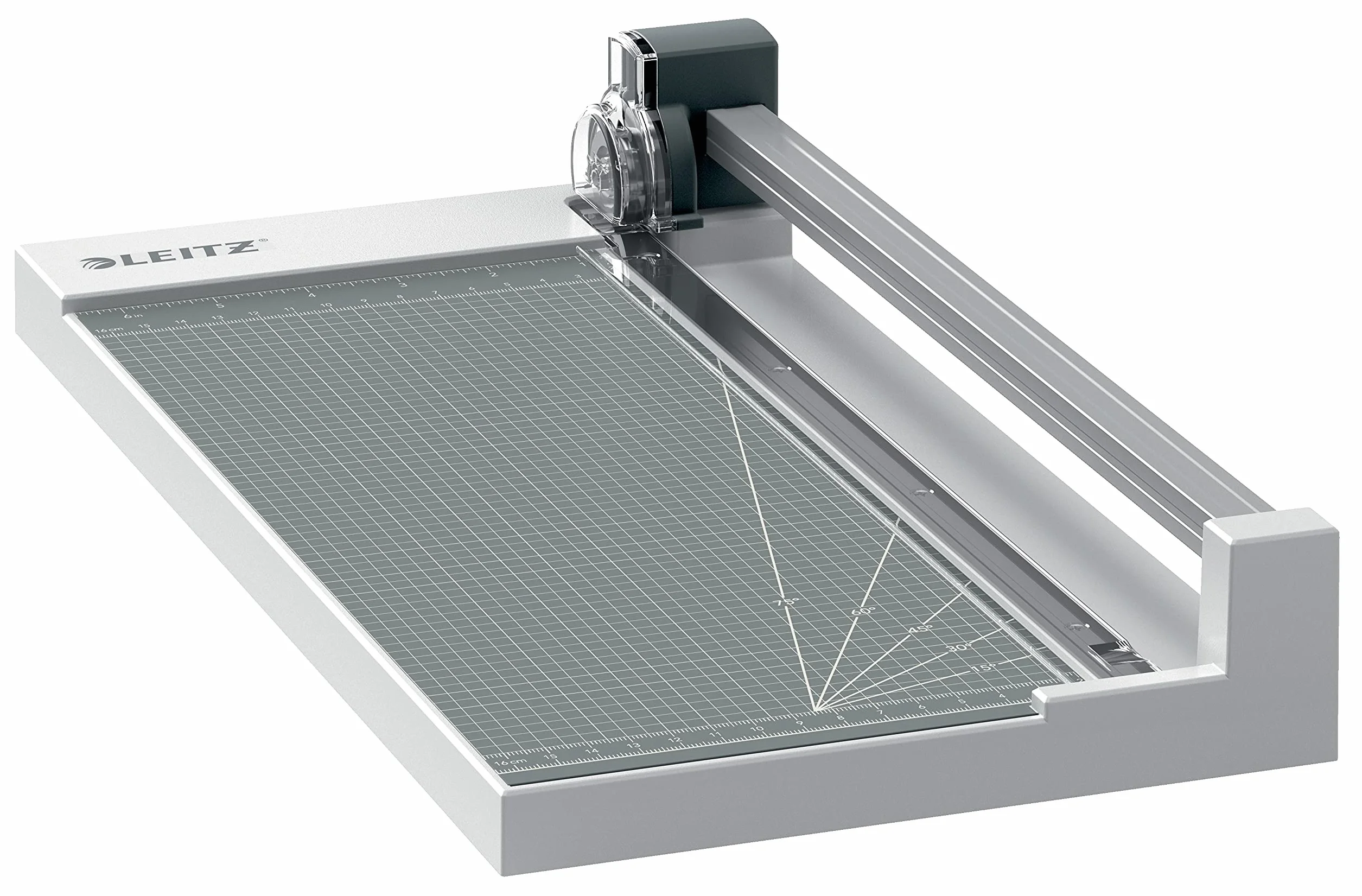 Leitz Precision Taglierina per la Casa e l'Ufficio con Lama Bypass e Guida di Allineamento per un Taglio Dritto, taglia fino a 10 fogli di carta da 80 g/mq in formato A4 per una lunghezza di 305 mm