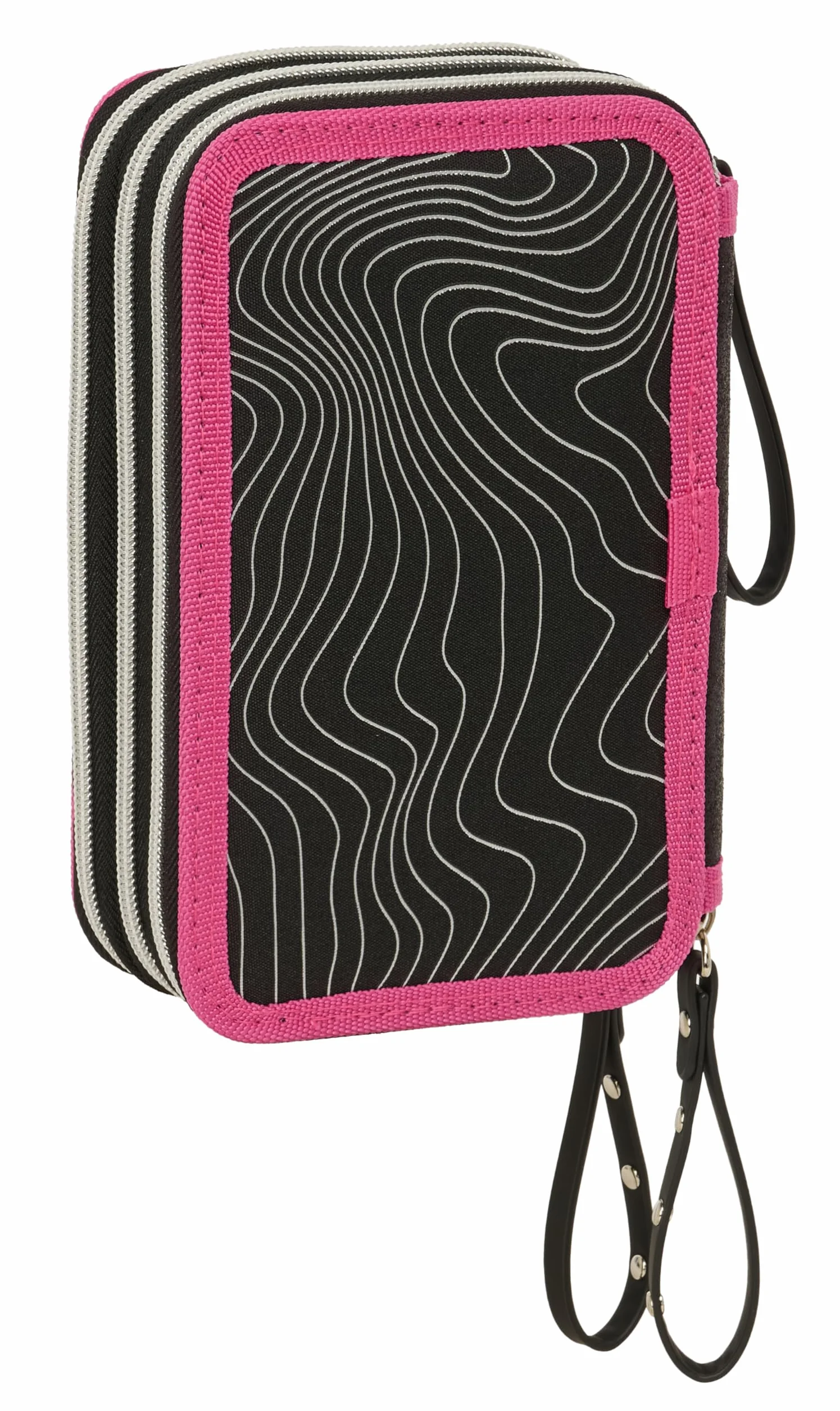 K-POP Demon Hunters - ENERGY - Astuccio scuola con 37 utili inclusi, astuccio per bambini, ideale per bambini dai 5 ai 14 anni, comodo e versatile, resistenza, 12,5 x 5,5 x 19,5 cm